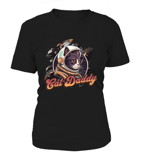 Astrocat Retro graphic Cat Daddy Vintage Eighties Women's T-Shirt