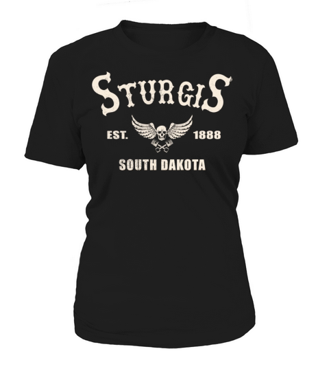 Distressed South Dakota Motorcycle Biker Ride Women's T-Shirt