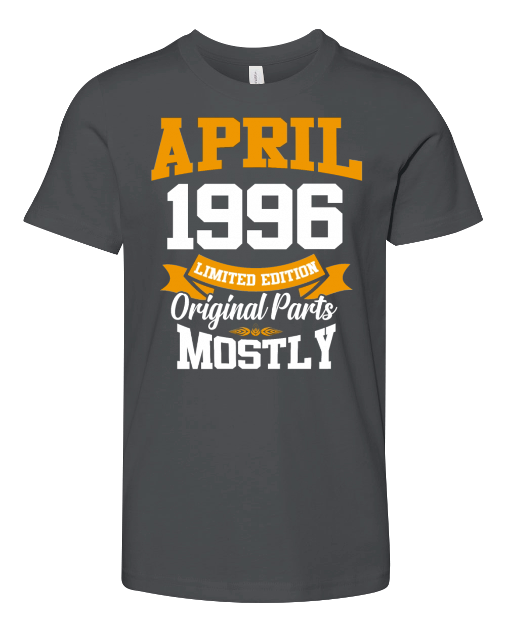 April 1996 Vintage Birthday Present Youth Unisex Jersey Tee