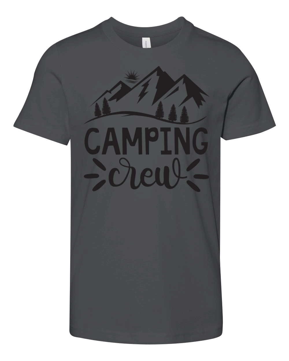 Camping Crew Youth Unisex Jersey Tee
