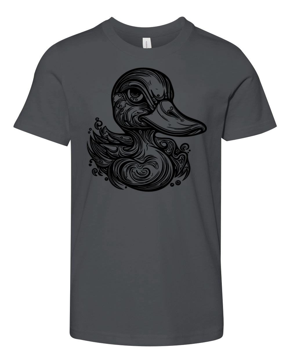 Cute Little Vintage Duck With Huge Beak Youth Unisex Jersey Tee