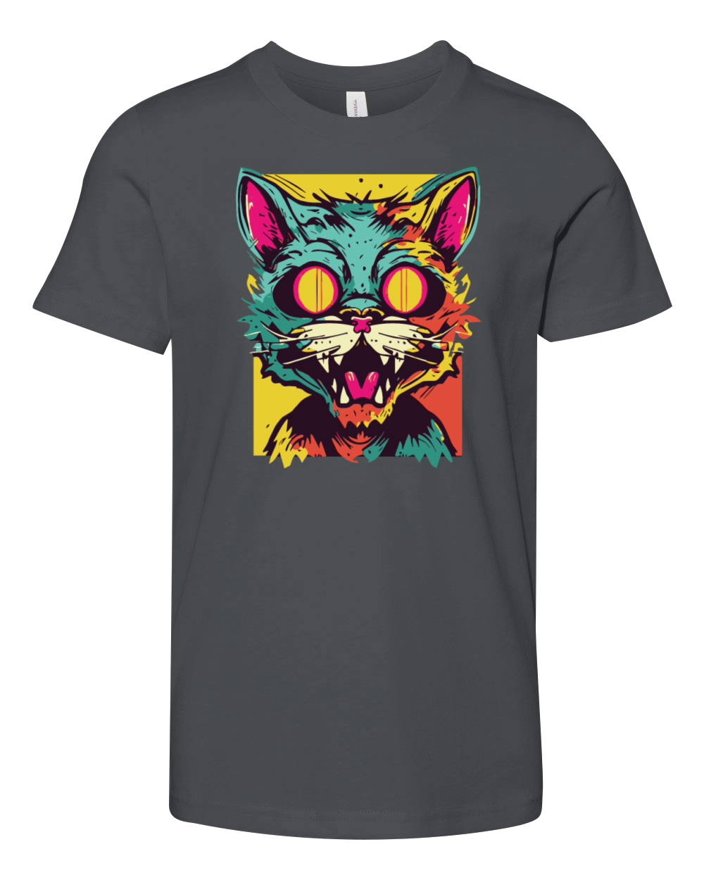 Horror Scary Zombie cat2 Youth Unisex Jersey Tee