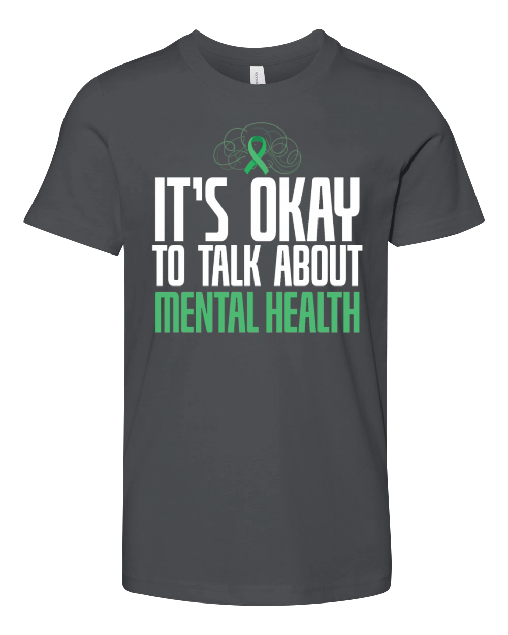Ist Okay To Talk About Mental Health Youth Unisex Jersey Tee