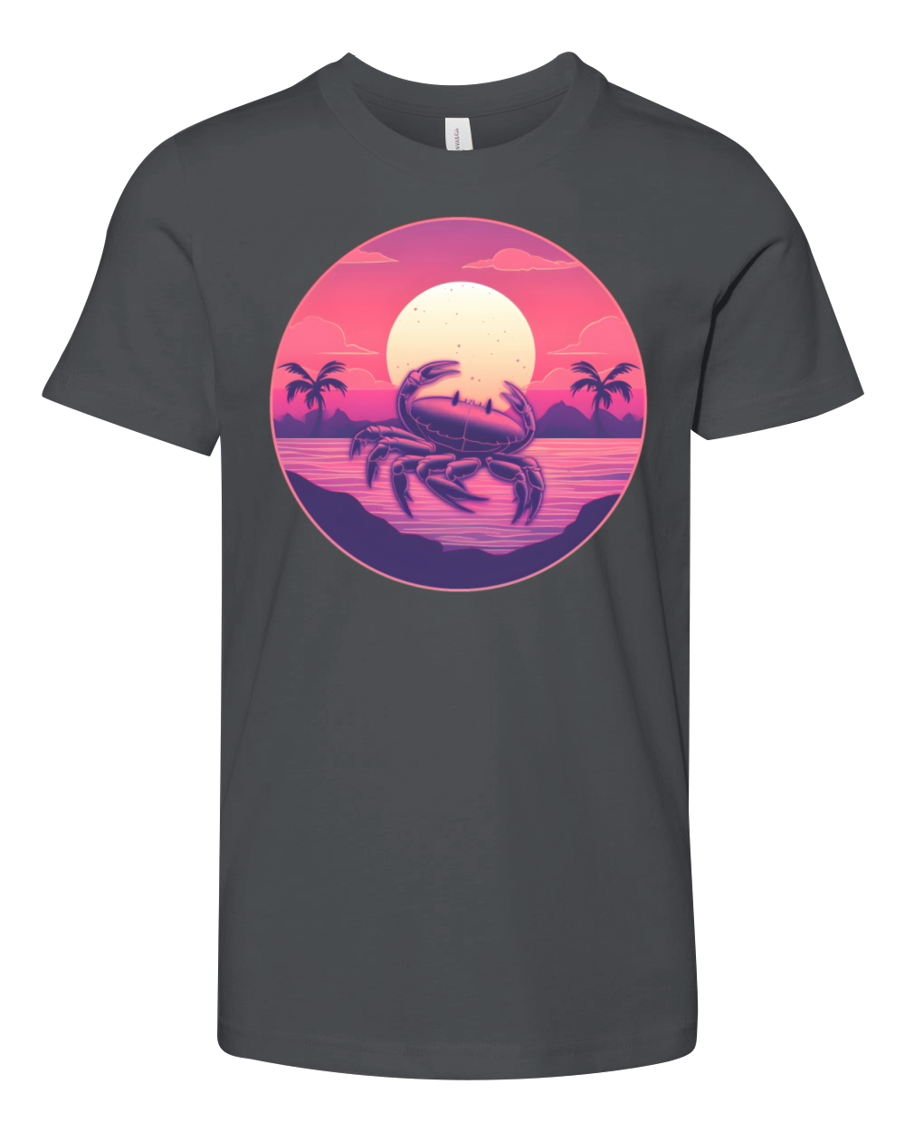 Vintage Crab Lovers Youth Unisex Jersey Tee