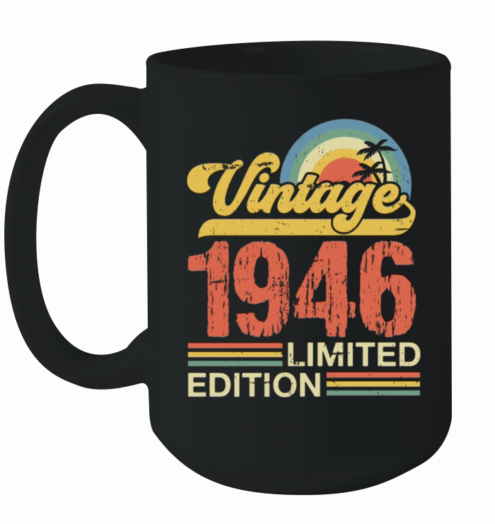 Retro Vintage 1946 Limited Edition Ceramic Mug