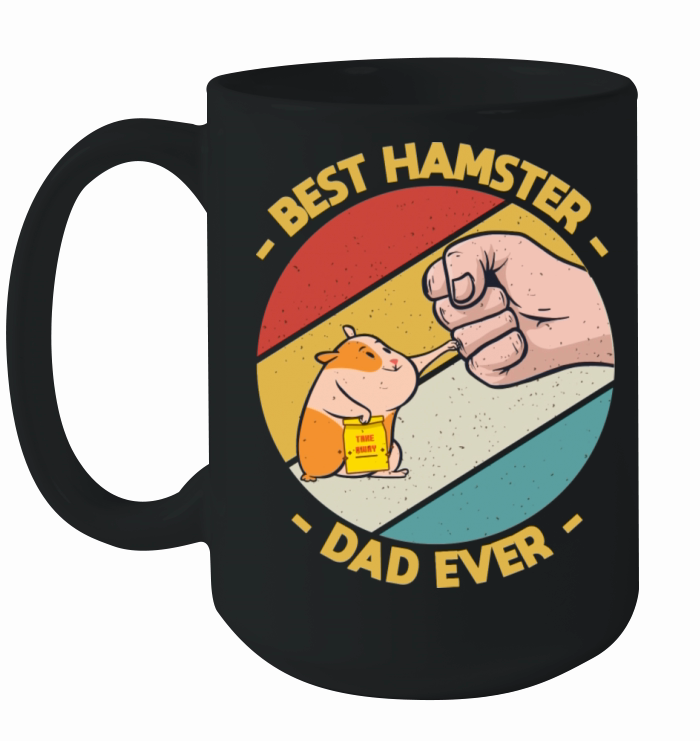 Vintage Best Hamster Dad Ever Lover Ceramic Mug