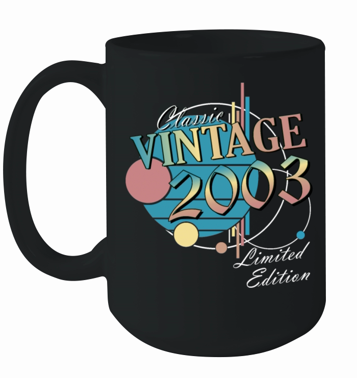 Vintage Gift 2003 Anniversary Limited Edition Ceramic Mug