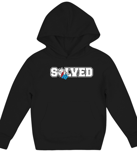 Solved Speedsolving Speedcubing Cubing Cuber Kids Hoodie