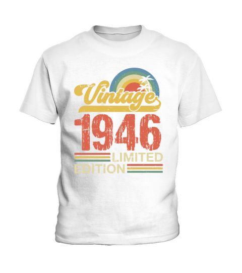 Retro Vintage 1946 Limited Edition Kids T-Shirt