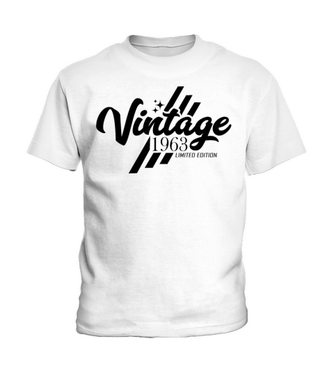 Vintage 1963 Birthday Vintage Sayings Kids T-Shirt