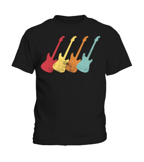Vintage Guitar Quartet Kids T-Shirt