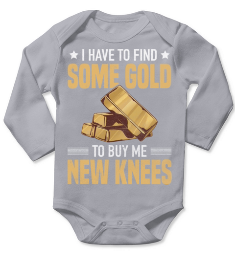 Goldfinder Gold Digger Buy New Knee Treasure Long Sleeve Baby One-Piece