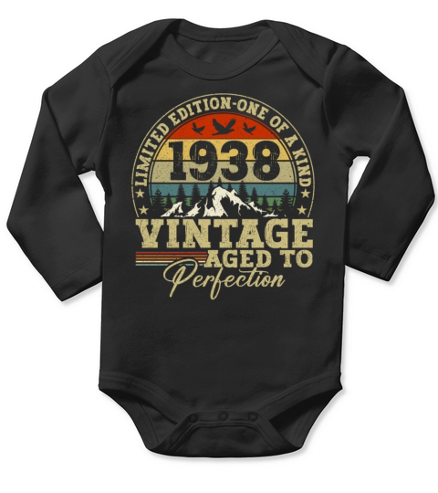 Vintage Limited Edition One Of A Kind 1938 Long Sleeve Baby One-Piece