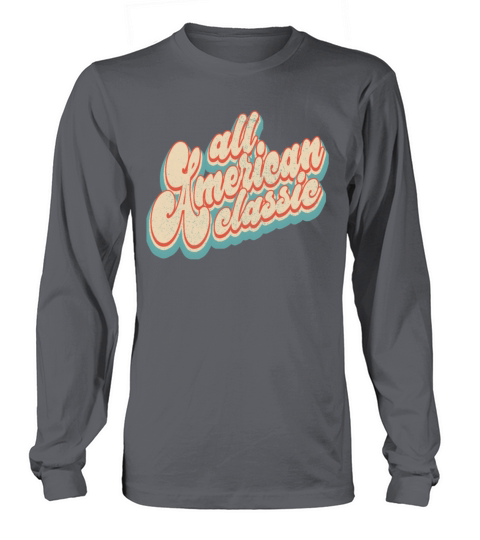 Vintage All American Patriotic 4th of July Long sleeved Unisex