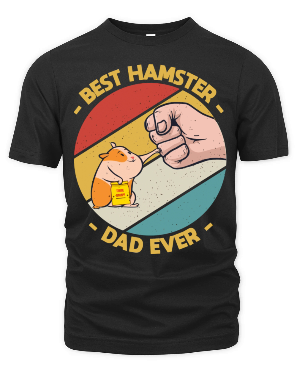 Vintage Best Hamster Dad Ever Lover Organic Unisex T-shirt