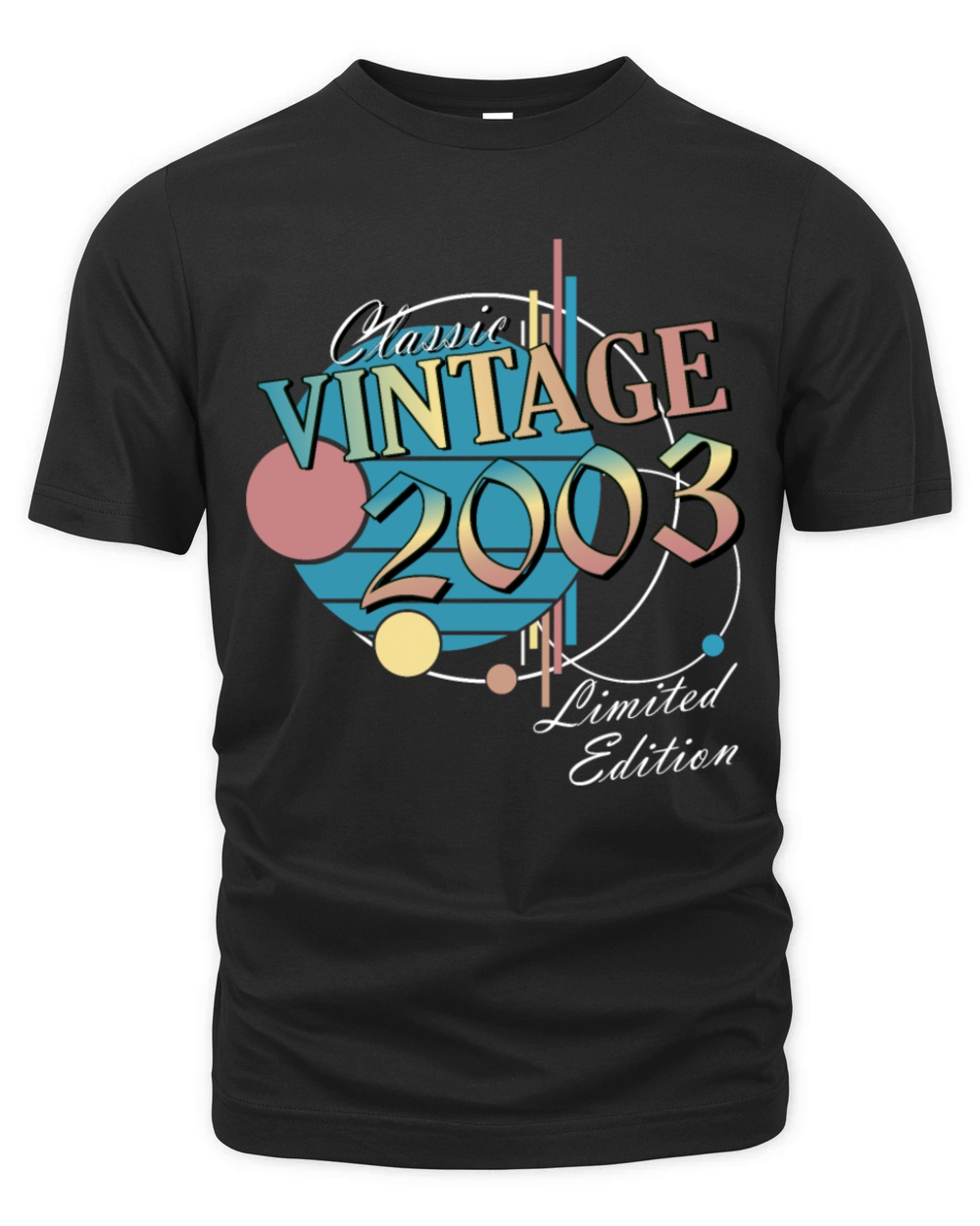 Vintage Gift 2003 Anniversary Limited Edition Organic Unisex T-shirt