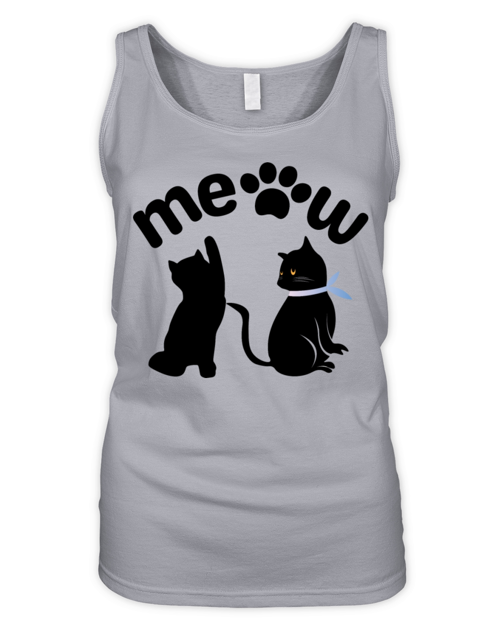 Cat Meow - kawaii cat miaw Organic Women's Tank Top