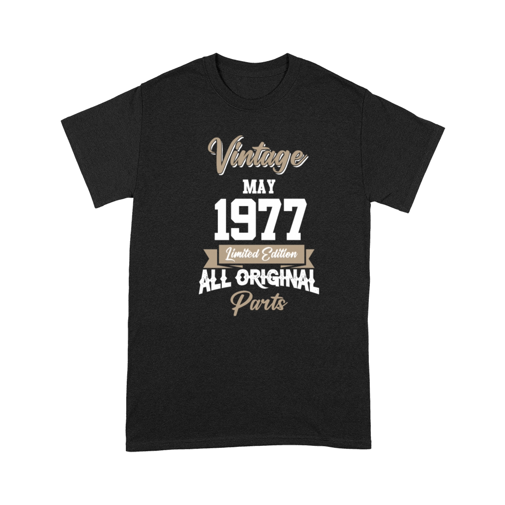 May 1977 Vintage Birthday Present Premium T-shirt