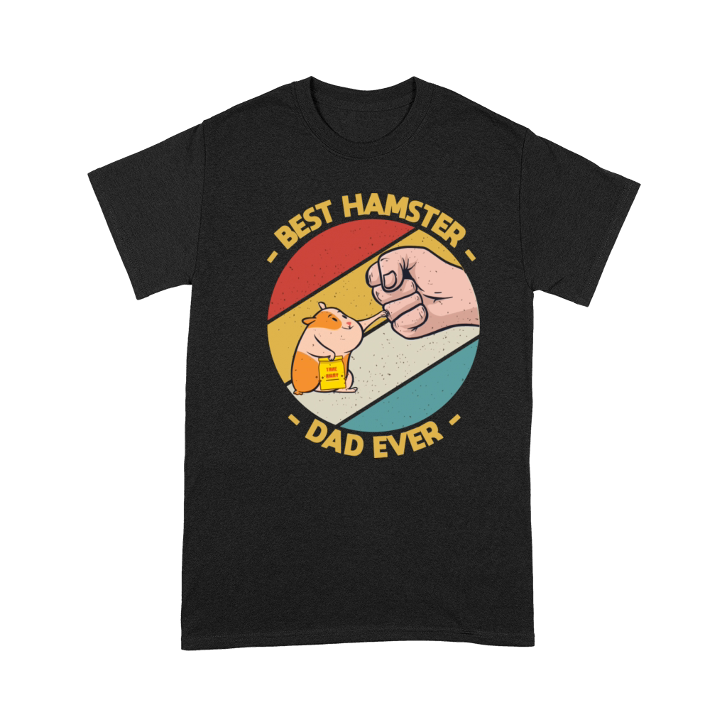 Vintage Best Hamster Dad Ever Lover Premium T-shirt
