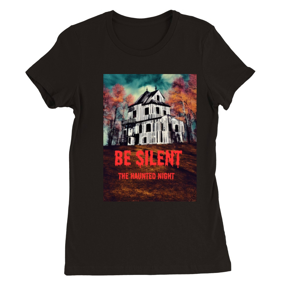 Haunted of the Night Premium Womens Crewneck T-shirt