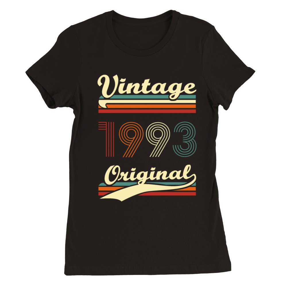 Vintage 1993 original 30 years anniversary Premium Womens Crewneck T-shirt