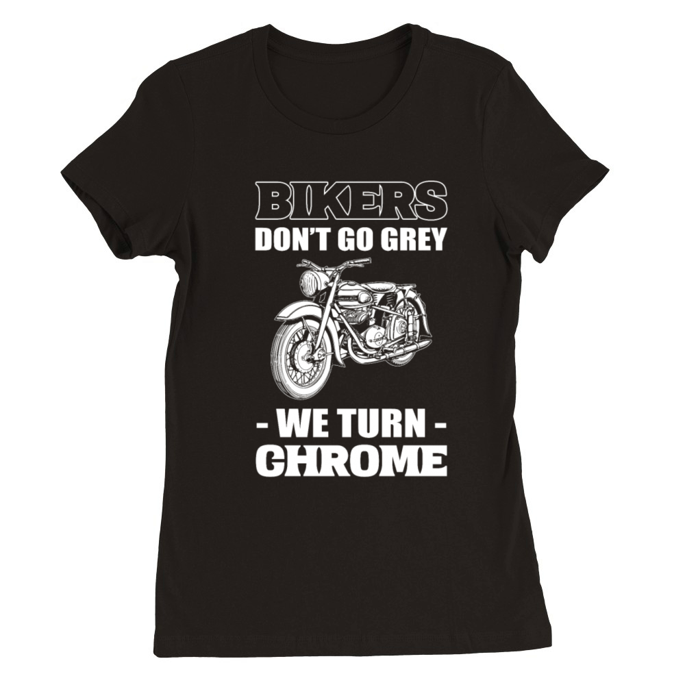 Vintage Motorcycle Professional Biker Premium Womens Crewneck T-shirt