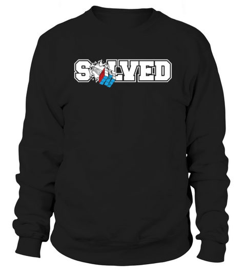 Solved Speedsolving Speedcubing Cubing Cuber Sweatshirt Unisex