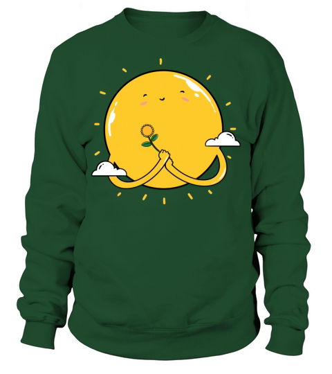 Sun And Flower Sweatshirt Unisex
