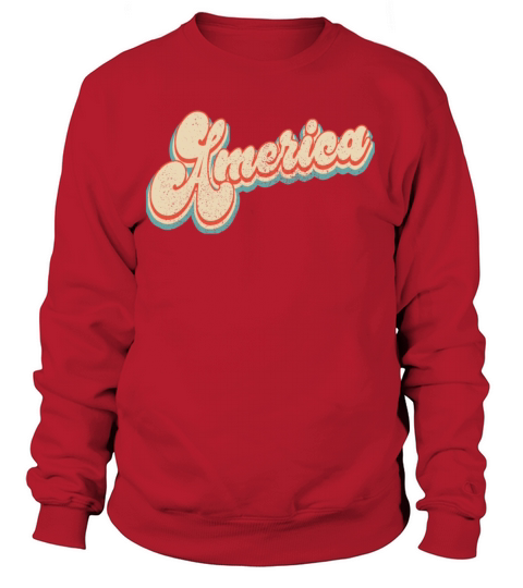 Vintage Classic America Patriotic 4th of July Sweatshirt Unisex