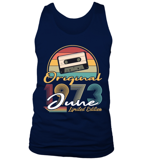 50th birthday june 1973 original 1973 Tank Top Unisex