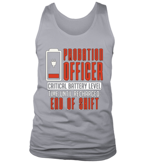 Probation Officer Critical Battery Correctional Tank Top Unisex