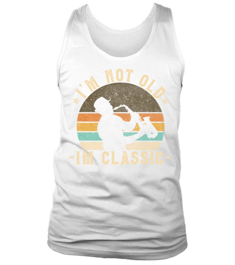 Retro Saxophone Vintage Look With Funny Quote Tank Top Unisex