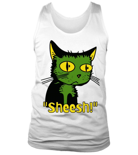 Sheesh Boredom Vintage Cartoon Cat Tank Top Unisex