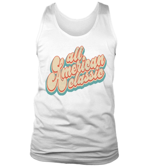 Vintage All American Patriotic 4th of July Tank Top Unisex