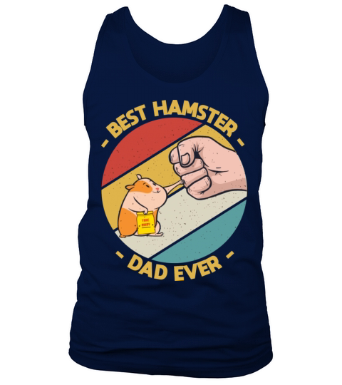 Vintage Best Hamster Dad Ever Lover Tank Top Unisex