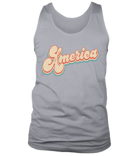 Vintage Classic America Patriotic 4th of July Tank Top Unisex
