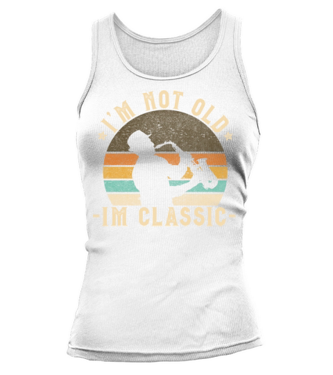 Retro Saxophone Vintage Look With Funny Quote Tank top Woman