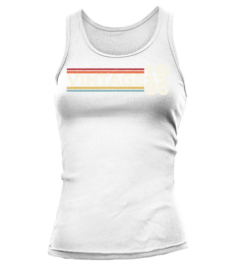 Vintage 1980 Gifts Legend for 43 Years Old - 43rd Tank top Woman