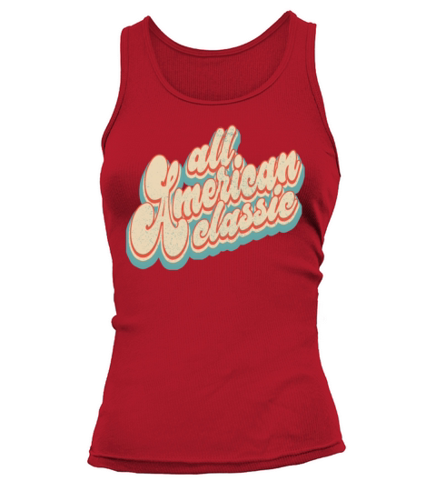 Vintage All American Patriotic 4th of July Tank top Woman