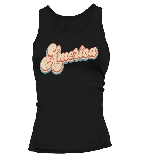 Vintage Classic America Patriotic 4th of July Tank top Woman