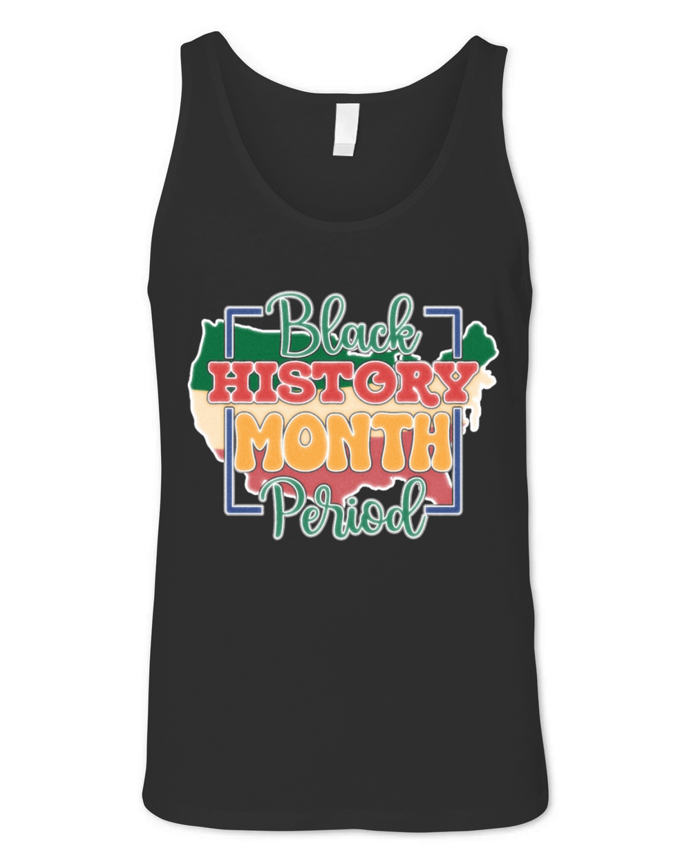 Black History Month Period Unisex Jersey Tank
