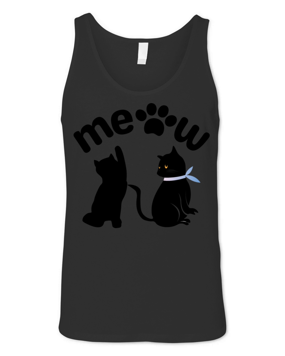 Cat Meow - kawaii cat miaw Unisex Jersey Tank