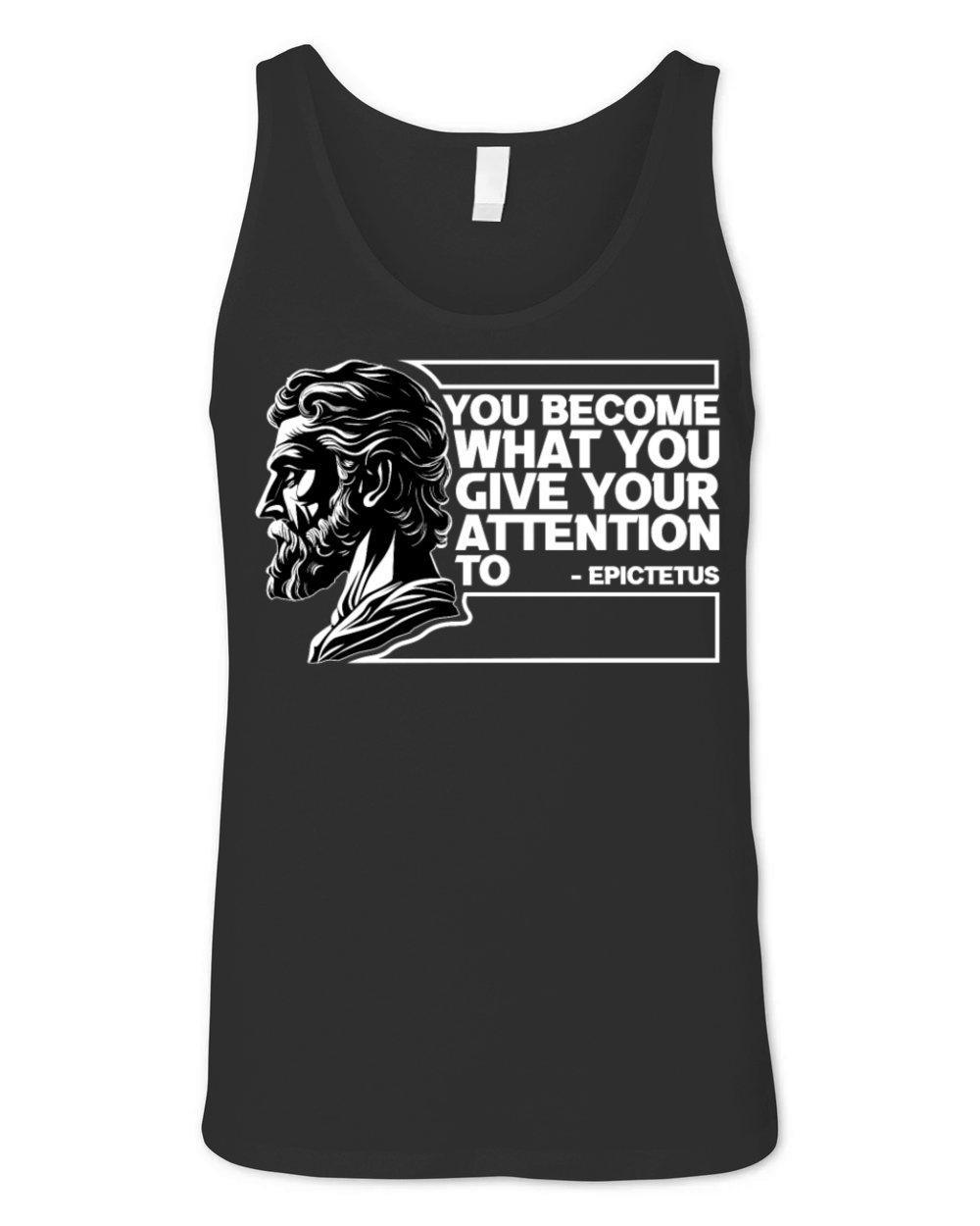 Epictetus Stoic Philosophy Quotes Inspiring Stoici Unisex Jersey Tank