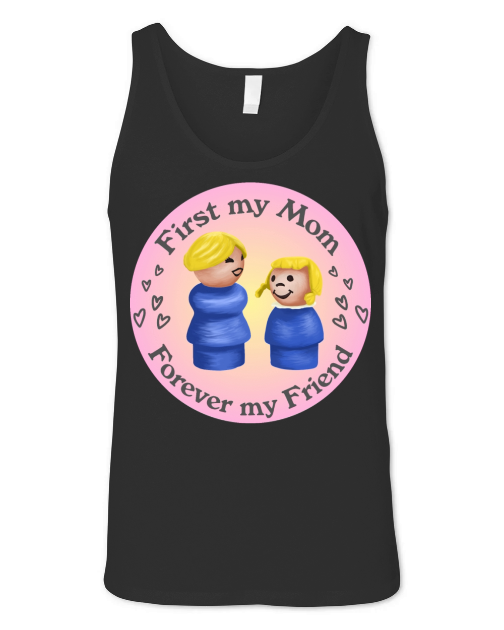 Fisher Price Little People mom friends Unisex Jersey Tank