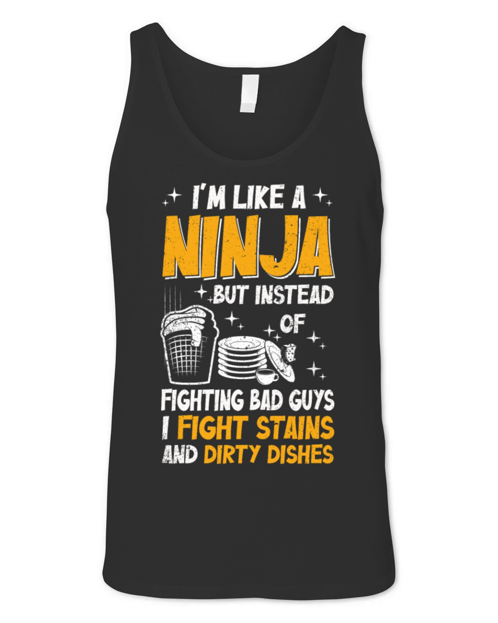Like A Ninja Housewife Unisex Jersey Tank