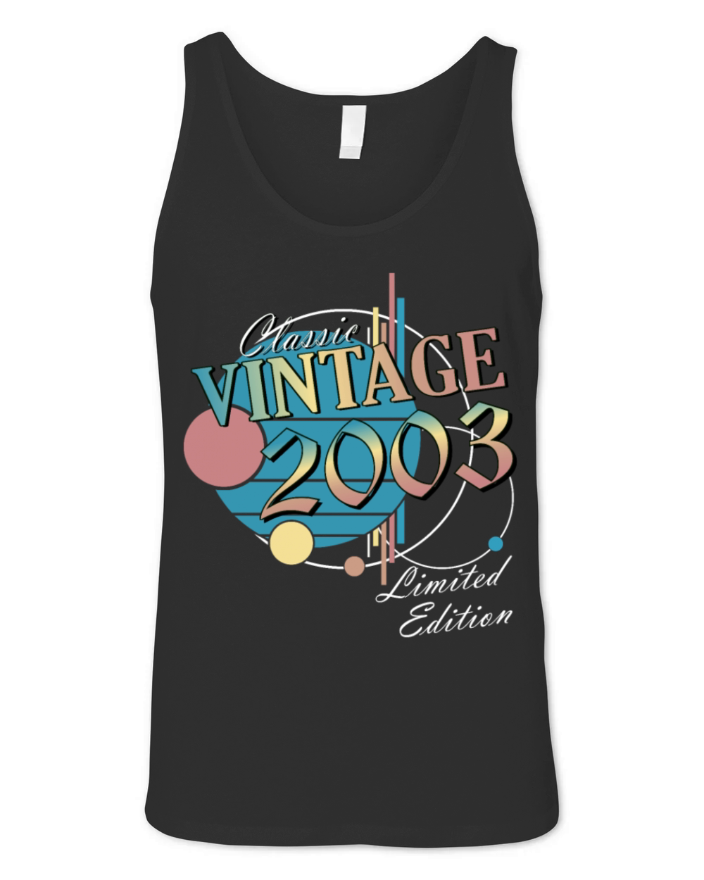 Vintage Gift 2003 Anniversary Limited Edition Unisex Jersey Tank