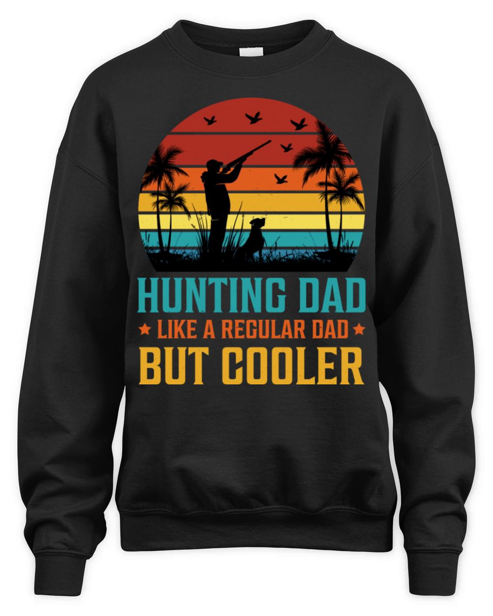 Hunting Dad Unisex Premium Crewneck Sweatshirt