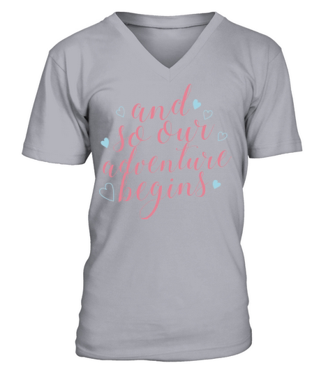 Cute Love Engagement And Wedding Quotes V-Neck T-shirt