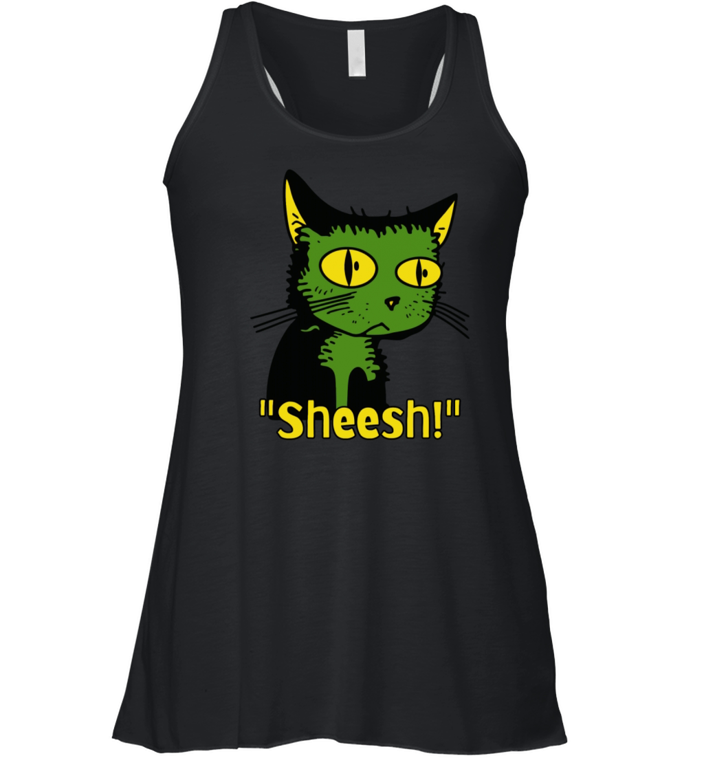 Sheesh Boredom Vintage Cartoon Cat Women's Flowy Tank Top