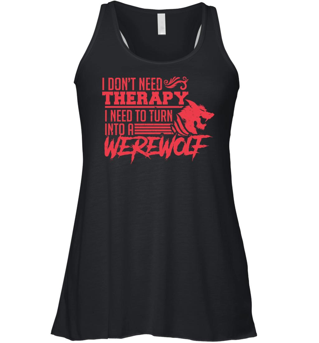 Werewolf Werewolf Wolf Pack Wolves Horror Movie Women's Flowy Tank Top